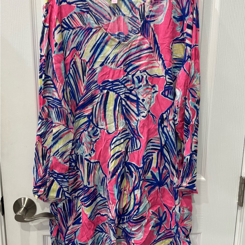 Lilly Pulitzer Pink and Blue Patterned dress